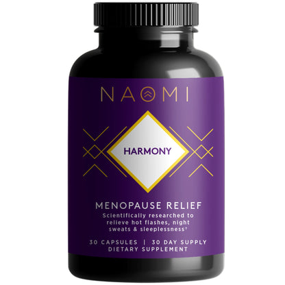 NAOMI Harmony Menopause Relief Supplement – Hormone Balance Support for Hot Flashes – 30 Veggie Capsules NAOMIBuy Supplements Australia