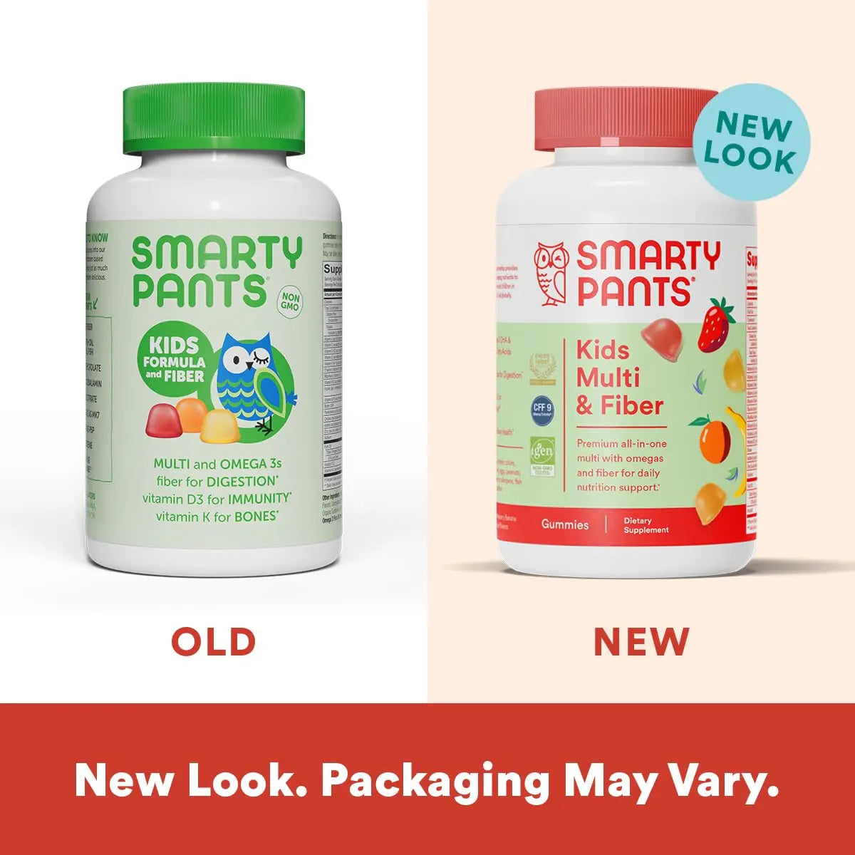 SmartyPants Teen Girl Multivitamin Gummies: Omega 3 Fish Oil (EPA/DHA), Vitamin D3, C, Vitamin B12 & Kids Multivitamin Gummies SmartyPants