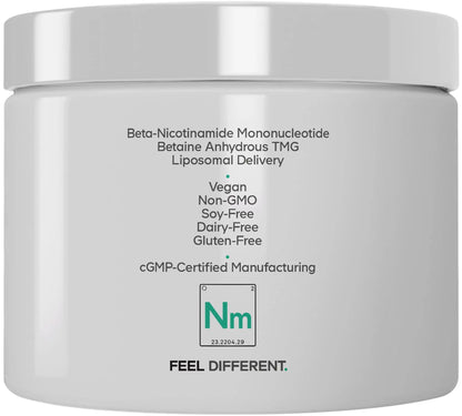 Codeage Liposomal NMN & TMG Supplement - Nicotinamide Mononucleotide NAD+ Precursor, Betaine Anhydrous Trimethylglycine TMG - Non-GMO - 30 Capsules CodeageBuy Supplements Australia
