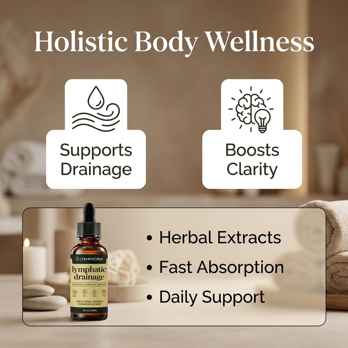 Lymphoria Lymphatic Drainage Drops, Lymphatic System Support, Immune System, Vegan & Non-GMO, Natural Herbal Blends(59ML/2FL.OZ) 2 tebazoew buy supplements Au