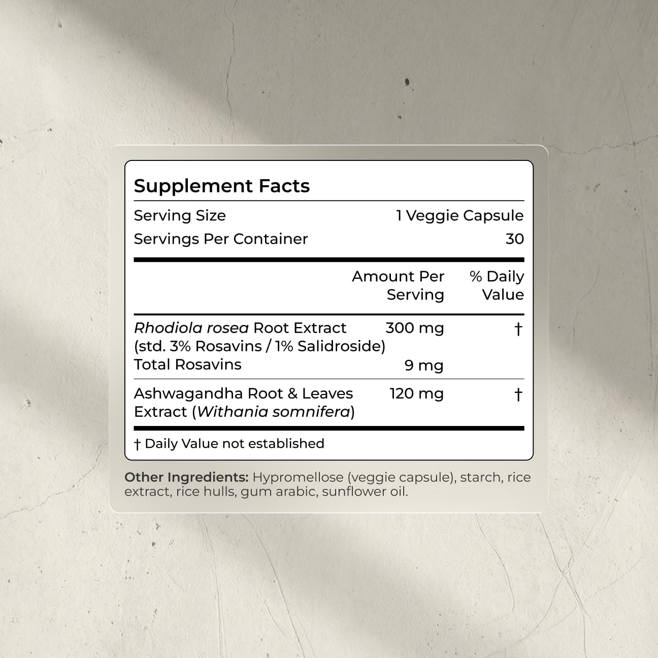 Blueprint Bryan Johnson Ashwagandha & Rhodiola Supplement – 120mg Ashwagandha + Rhodiola Root – Daily Adaptogen Capsules for Stress Support, Mood Balance, Energy & Focus – 30 Vegan Capsules Blueprint Bryan JohnsonBuy Supplements Australia