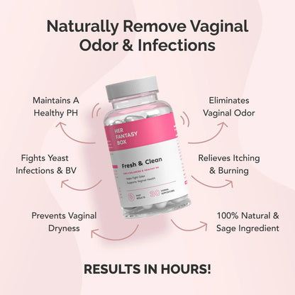 Her Fantasy Box | Fresh & Clean pH Restore Vaginal Suppositories - Natural Vaginal Health Support Her Fantasy BoxBuy Supplements Australia