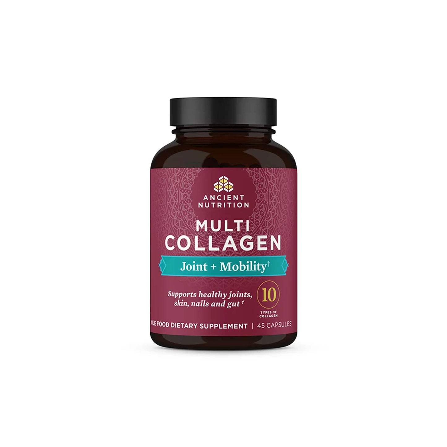 Ancient Nutrition Collagen Pills for Joint Support, Multi Collagen Capsules 45 Ct, Joint + Mobility, Supports Joints, Skin & Nails, Exercise Recovery, Paleo and Keto Friendly, Gluten Free Ancient NutritionBuy Supplements Australia