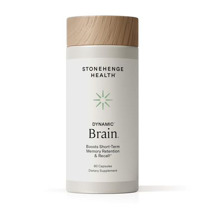 Stonehenge Health Dynamic Brain – BacoMind® Bacopa Nootropic Formula – Memory, Recall & Retention, Phosphatidylserine, Huperzine A, DHA & Choline – 40 Brain-Boosting Ingredients – Non-GMO, 60 Caps Stonehenge HealthBuy Supplements Australia