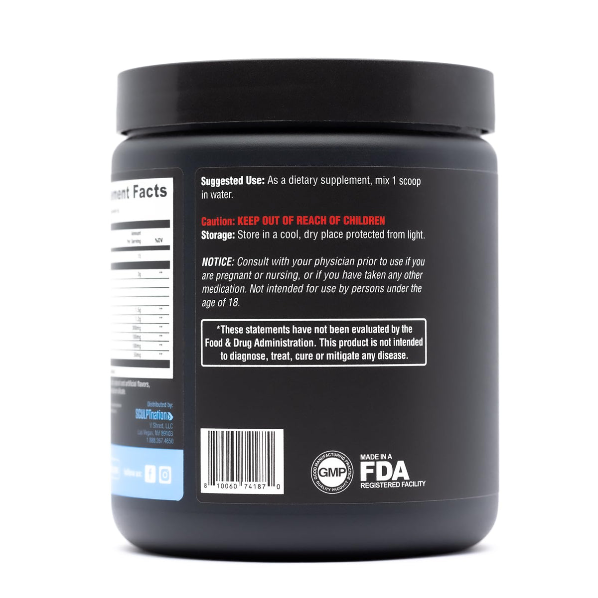 Sculpt Nation by V Shred PreWorkout - Premium Pre Workout Powder with Amino Acids Sculpt NationBuy Supplements Australia