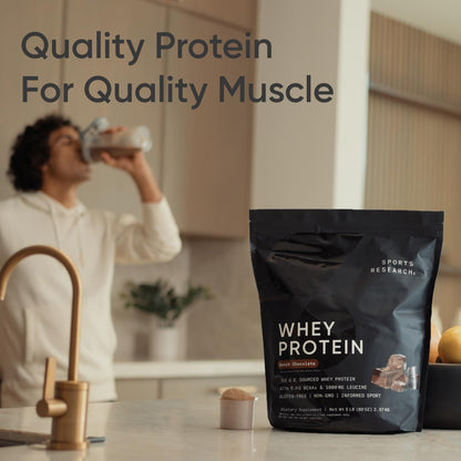 Sports Research Whey Protein - Sports Nutrition Whey Isolate Protein Powder Sports ResearchBuy Supplements Australia