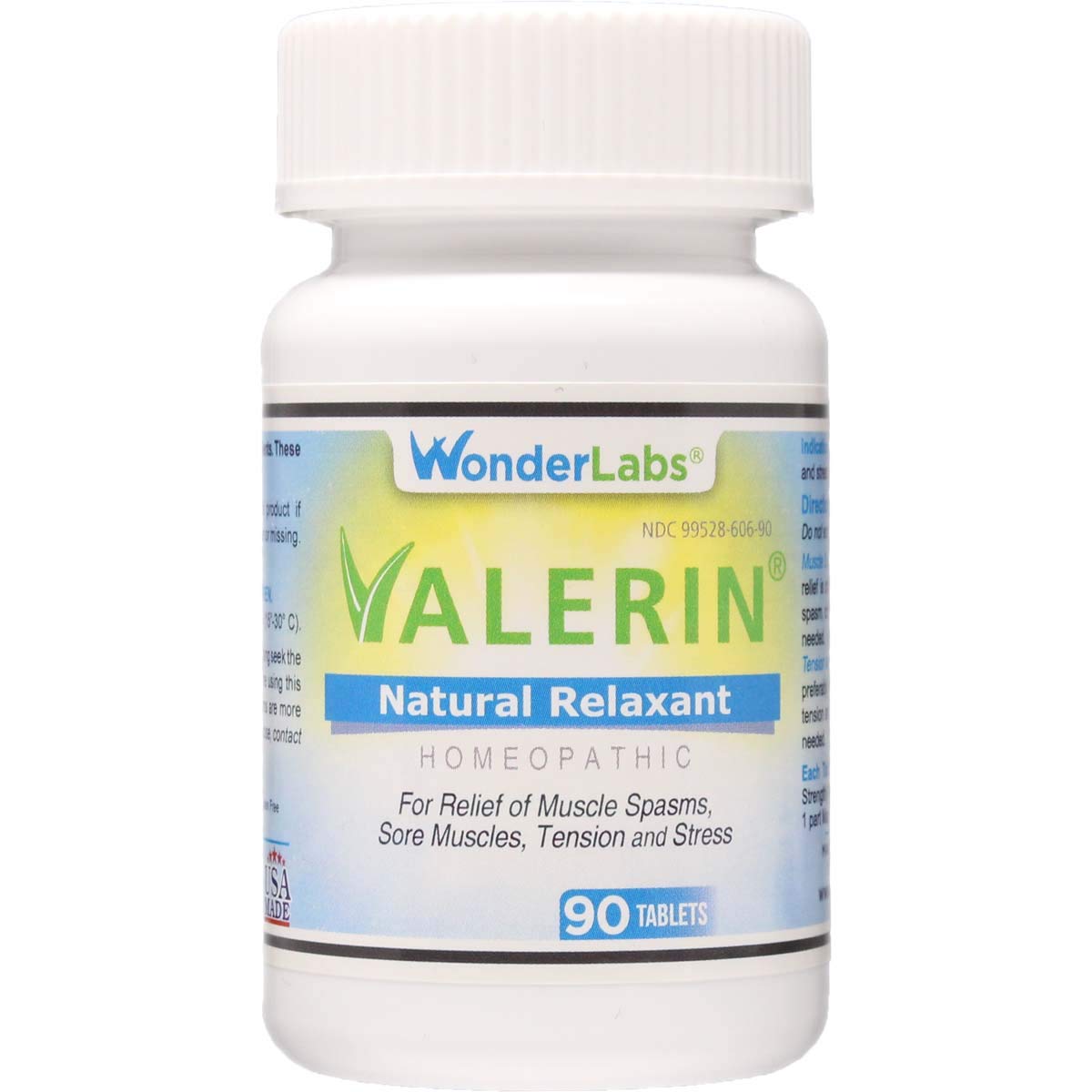 Valerian Natural Relaxant for Tension Relief, Stress Relief, Leg Cramp Relief and Other Muscle Cramps Magnesium, Passion Flower, & Valerian Root Muscle Relaxant - (90ct) Wonder LaboratoriesBuy Supplements Australia