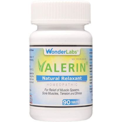 Valerian Natural Relaxant for Tension Relief, Stress Relief, Leg Cramp Relief and Other Muscle Cramps Magnesium, Passion Flower, & Valerian Root Muscle Relaxant - (90ct) Wonder LaboratoriesBuy Supplements Australia