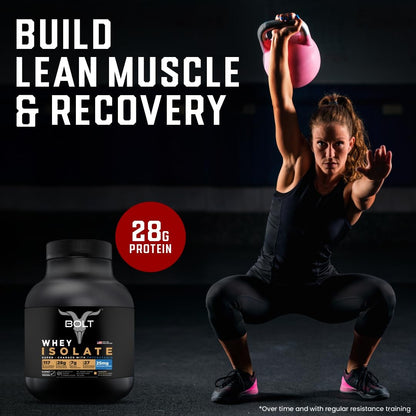 Bolt Nutrition Whey Isolate Protein Powder | with Superfood Phycocyanin | Muscle Strength Bolt NutritionBuy Supplements Australia
