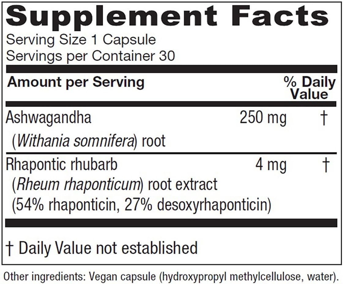 Vitanica Peri/Meno Ease - for Perimenopause and Menopause Symptoms - Hot Flash Relief with Clinically Studied Siberian Rhubarb Extract - Supports Sleep and Stress with Ashwagandha - Vegan - 30 Caps VitanicaBuy Supplements Australia