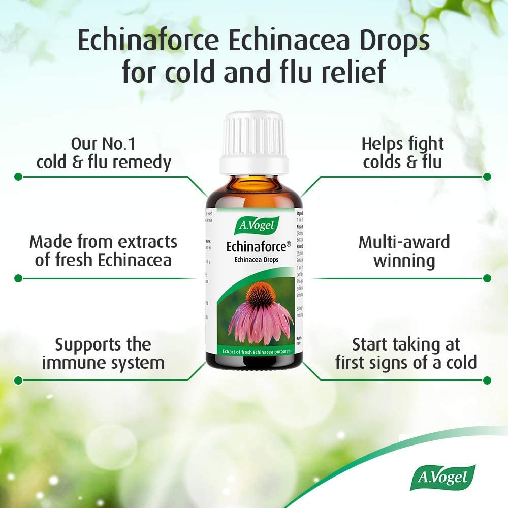 A.Vogel Echinaforce Echinacea Drops | Relieves Cold & Flu Symptoms by Strengthening A.VogelBuy Supplements Australia
