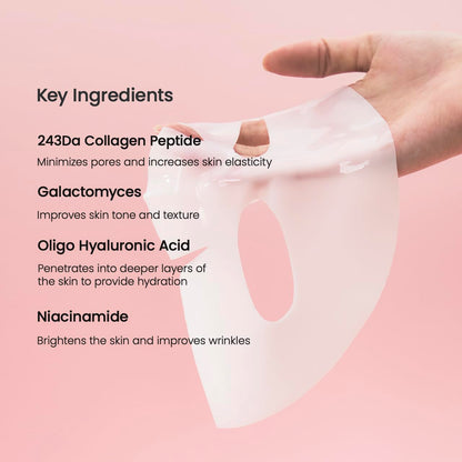 BIODANCE Bio-Collagen Real Deep Mask, Hydrating Overnight Hydrogel Face Mask