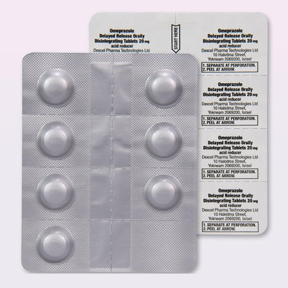 Amazon Basic Care Omeprazole Delayed Release Orally Disintegrating Tablets, 20 mg, Acid Reducer, Strawberry Flavor, 24 Hour Heartburn Medicine, 42 Count Amazon Basic Care buy supplements Au
