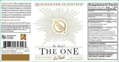 Quicksilver Scientific The ONE Mitochondrial Elixir - Mitochondria Supplement to Support Cellular Health with Phosphatidylcholine, Resveratrol, Reishi Mushroom & CoQ10 Liquid (3.38 Fl oz / 100ml) Quicksilver ScientificBuy Supplements Australia
