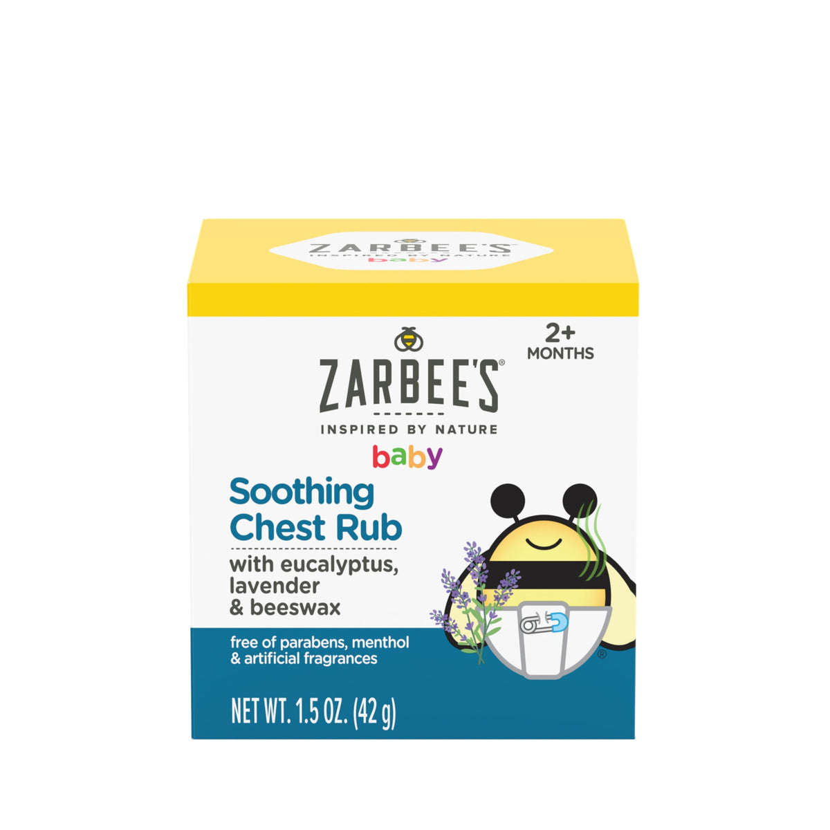 Zarbee's Baby Soothing Chest Rub with Eucalyptus & Lavender, Petroleum-Free Safe and Effective Formula, 1.5 Ounce Zarbee's buy supplements Au
