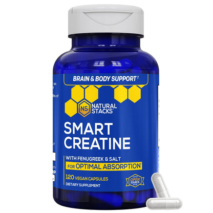NATURAL STACKS Creatine Monohydrate & Magtech Hydrate Bundle - 2500mg Creatine + 200mg Elemental Magnesium Per Serving - Supports Hydration, Brain Health & Endurance - 44 Total Servings NATURAL STACKSBuy Supplements Australia