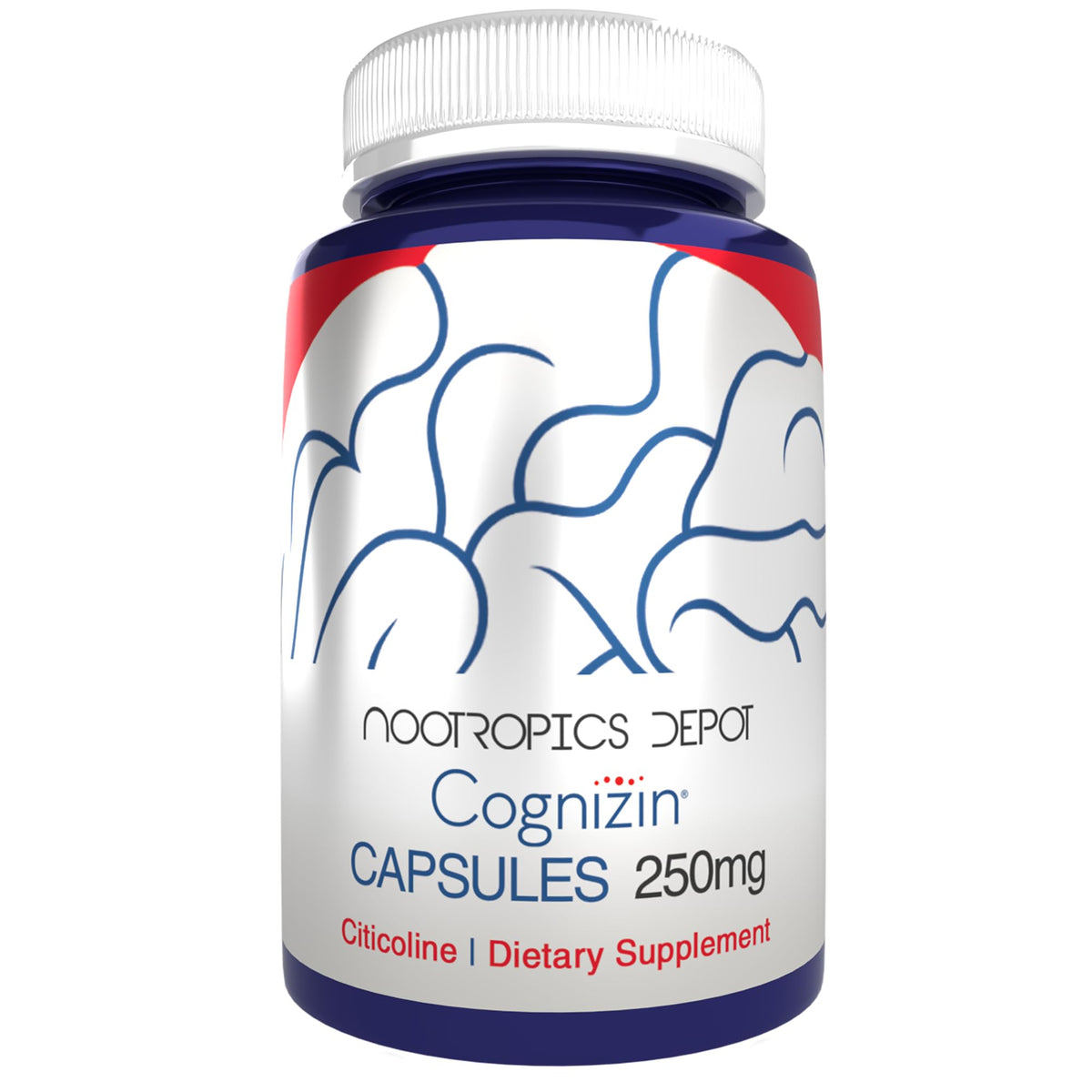 Nootropics Depot Cognizin Citicoline Capsules | 60 Count | Choline Supplement | Brain Health Supplement | Regulates Memory and Cognitive Function | Supports Attention, Focus and Recall Nootropics DepotBuy Supplements Australia