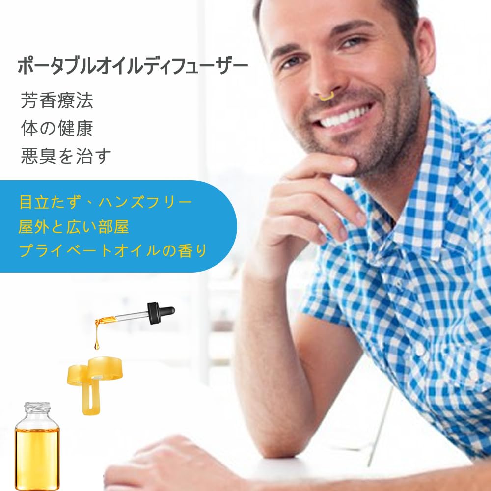 WoodyKnows Nasal Oil Diffuser, New Model │ Invisible Personal Aromatherapy WoodyKnowsBuy Supplements Australia