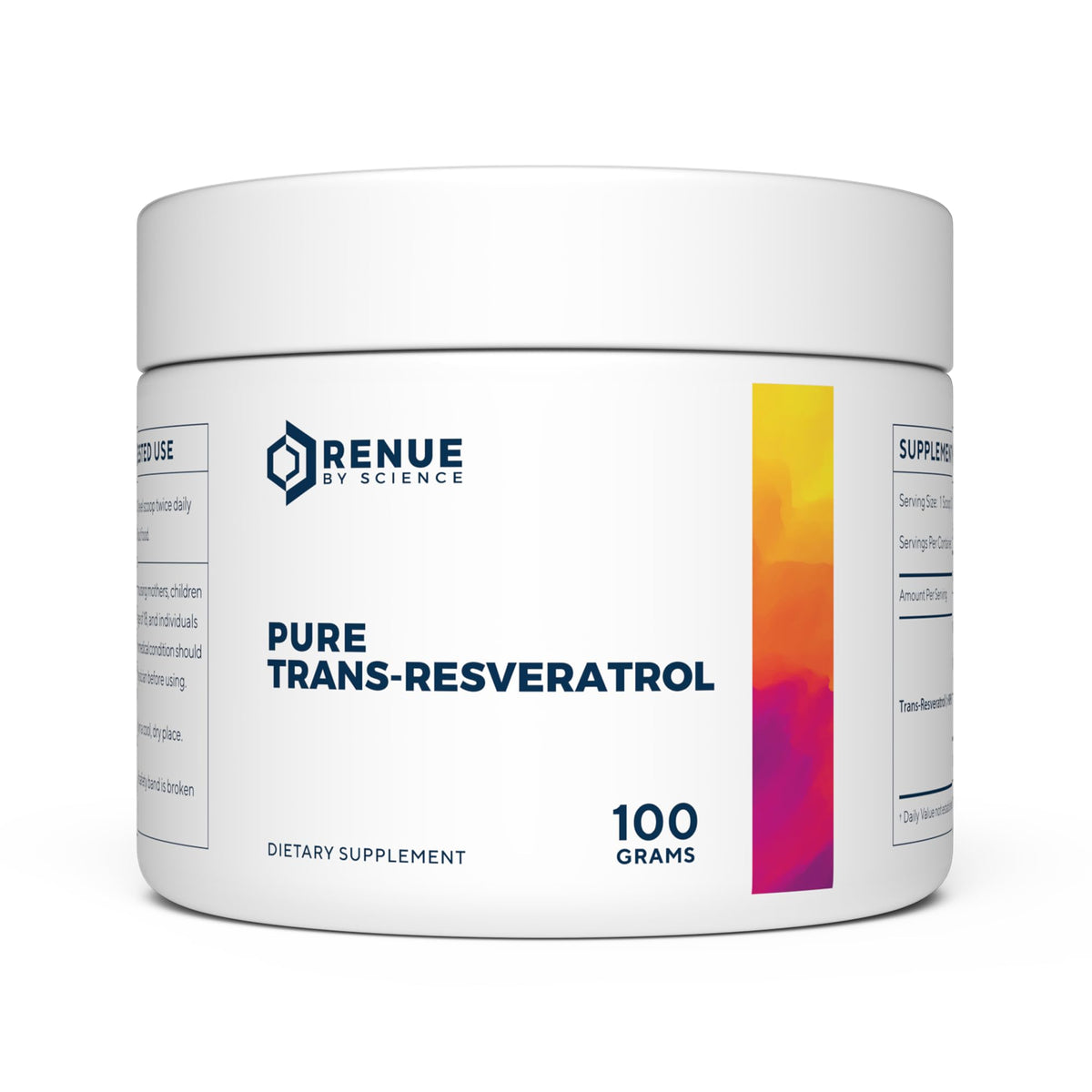 Renue By Science Resveratrol | High Strength Resveratrol Supplement | 100g Trans Resveratrol Powder | Reservatrol 200 Day Supply | Non-GMO & Allergen Free | Manufactured in The USA Third-Party Tested Renue By ScienceBuy Supplements Australia