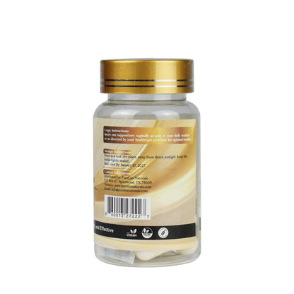 PureLux Boric Acid Feminine Wellness Support 800mg Size 000 30 Count Fragrance-Free Personal Care Formula PureLux NaturalsBuy Supplements Australia