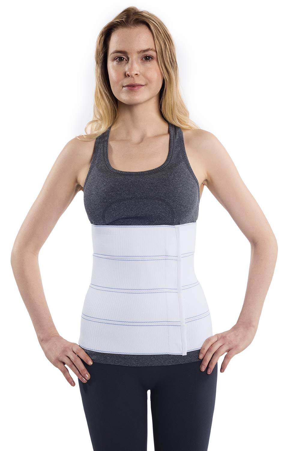NYOrtho Abdominal Binder Lower Waist Support Belt - Compression Wrap for Men and Women