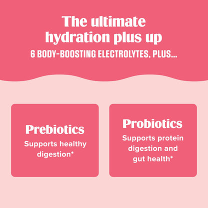 Ultima Replenisher Gut Health Supplement and Electrolytes Powder - Raspberry Lemonade, 14 Stickpacks