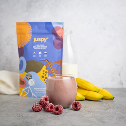 Juspy Premium Marine Collagen Powder + High Protein Cacao Superfood Blend JuspyBuy Supplements Australia