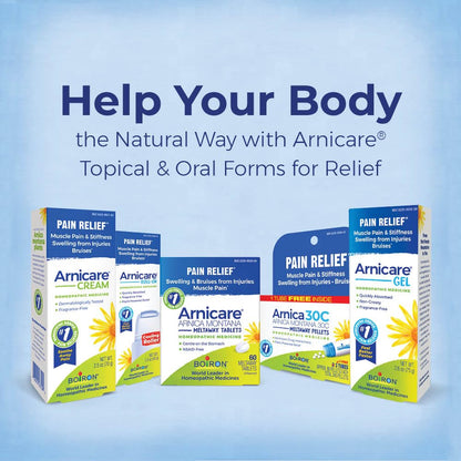 Boiron Arnicare Gel for Relief of Joint Pain, Muscle Pain, Muscle Soreness, and Swelling from Bruises or Injury - Non-greasy and Fragrance-Free - 4.2 oz BoironBuy Supplements Australia