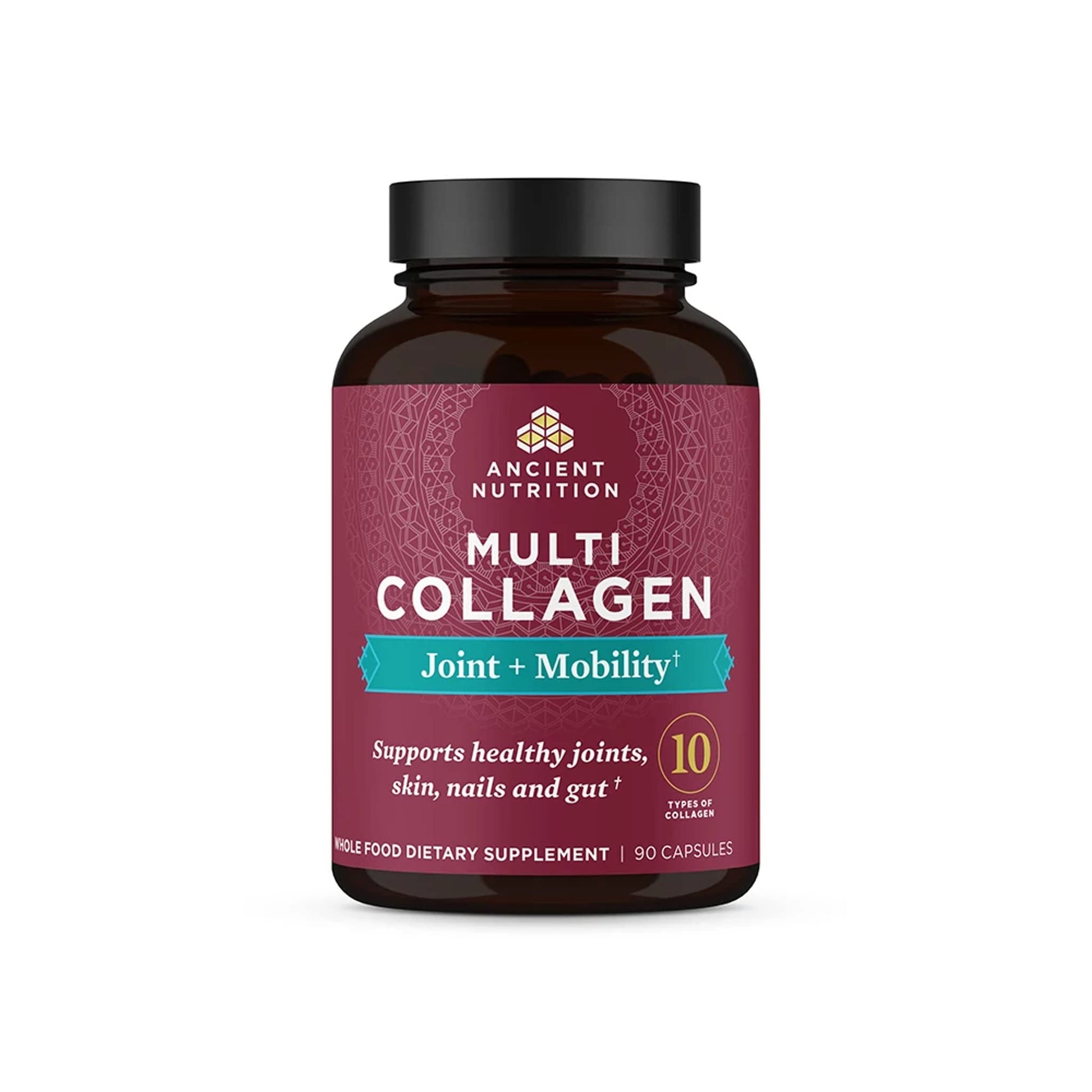 Ancient Nutrition Collagen Pills for Joint Support, Multi Collagen Capsules 90 Ct, Joint + Mobility, Supports Joints, Skin & Nails, Exercise Recovery, Paleo and Keto Friendly, Gluten Free Ancient NutritionBuy Supplements Australia