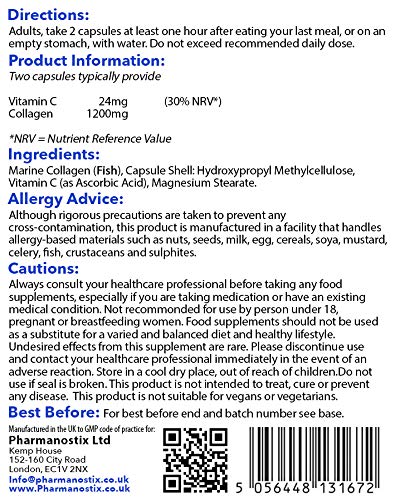 Marine Collagen C+ Supplement - Naticol® 1200 mg Marine Collagen PharmanostixBuy Supplements Australia