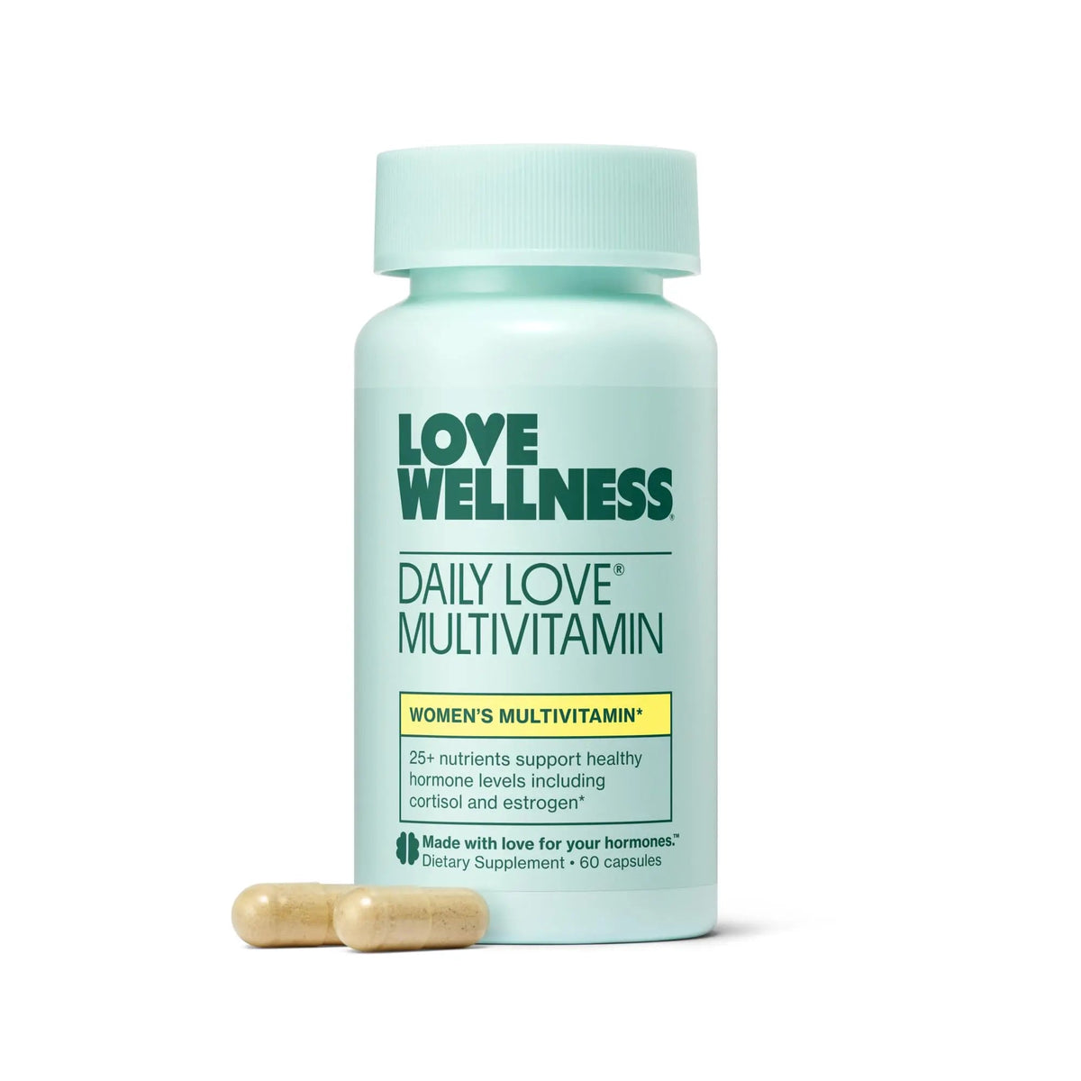 Love Wellness Daily Love Multivitamin for Women | Supports Energy, Cortisol, Immune Health, Stress Relief, & PMS | Complete with Vitamin D, C Love WellnessBuy Supplements Australia