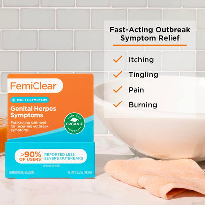 FemiClear for Genital Herpes Symptoms, Multi-Symptom - Effective Intimate Relief FemiClearBuy Supplements Australia
