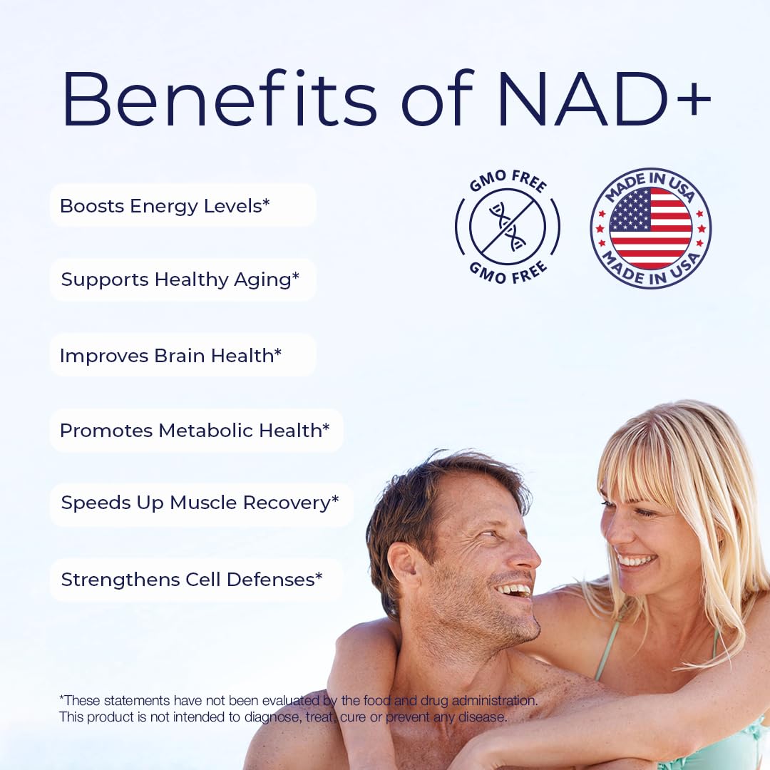 NAD+ Supplement 1000 mg High Absorption – Supports Energy, Cellular Health, Brain Function, and Healthy Aging – Pure NAD Formula with 60 Capsules ATEMPO NATURAL LIFESTYLEBuy Supplements Australia