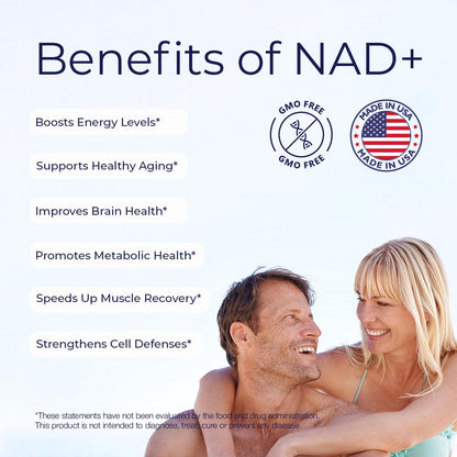NAD+ Supplement 1000 mg High Absorption – Supports Energy, Cellular Health, Brain Function, and Healthy Aging – Pure NAD Formula with 60 Capsules ATEMPO NATURAL LIFESTYLEBuy Supplements Australia