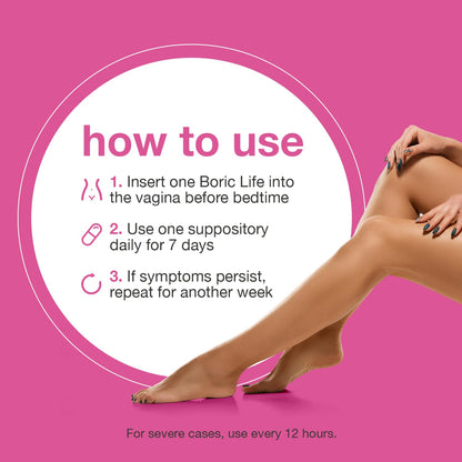 NutraBlast Boric Acid Suppositories - 100% Pure Made in USA - Boric Life Intimate Health Support (14 Count) NutraBlastBuy Supplements Australia
