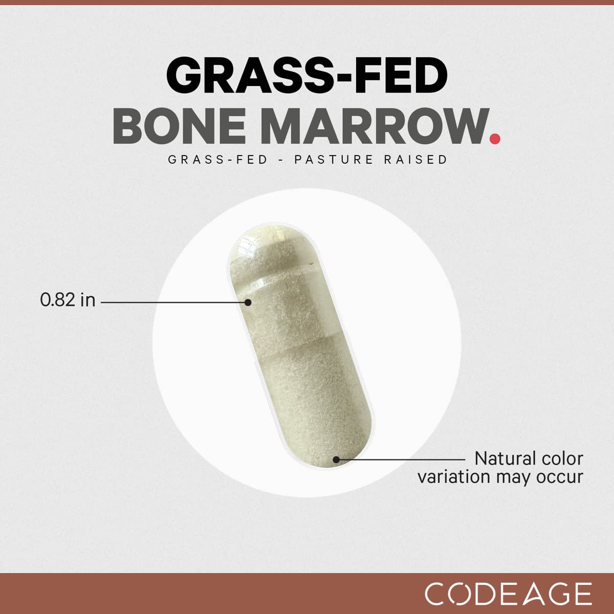 Codeage Grass Fed Bone Marrow, Full Spectrum Whole Bone Extract CodeageBuy Supplements Australia