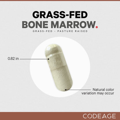 Codeage Grass Fed Bone Marrow, Full Spectrum Whole Bone Extract CodeageBuy Supplements Australia