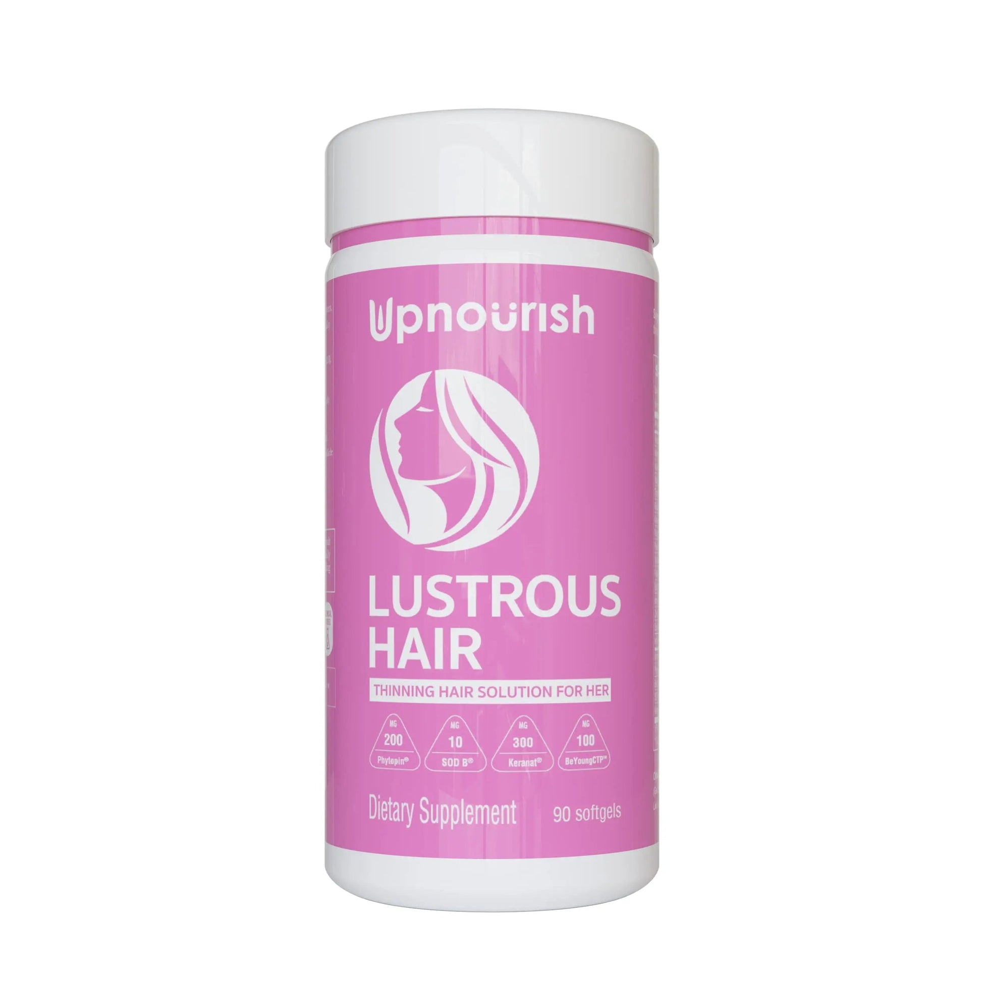 UpNourish Hair Growth Vitamins for Women - Proven Hair Supplement with KERANAT, DHT Blocker PHYTOPIN, Biotin 5000 mcg & SOD, Hair Vitamins for Faster Hair Growth, Hair Loss & Thinning Hair - 90 ct UpNourish buy supplements Au