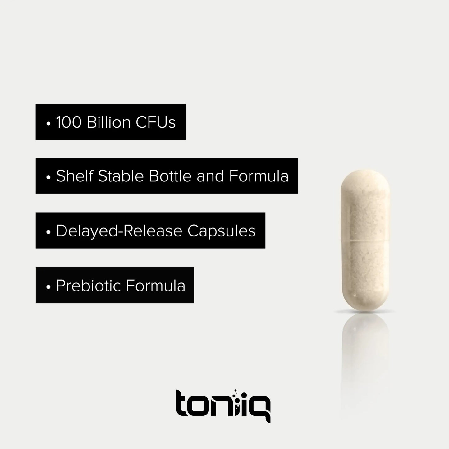 Toniiq Lactobacillus Plantarum – 100 Billion CFU High-Strength Single-Strain Probiotic with FOS – Delayed-Release Veggie Capsules – Third-Party Tested Potency – 60 Capsules Toniiq buy supplements Au