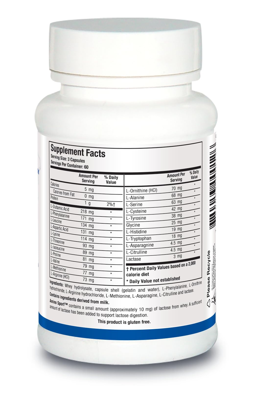 Biotics Research Amino Sport Broad Spectrum Amino Acids, Essential Amino Acids, BCAAs, Sports Recovery, Support Lean Muscle Mass 180 Capsules BIOTICS RESEARCH buy supplements Au