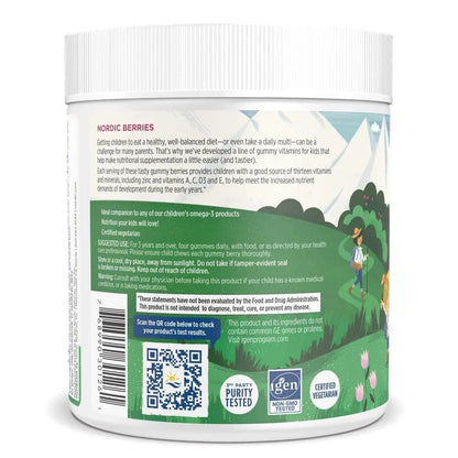 Nordic Naturals Nordic Berries, Cherry Berry - 120 Gummy Berries - Great-Tasting Multivitamin for Ages 2+ - Growth, Development, Optimal Wellness Nordic NaturalsBuy Supplements Australia