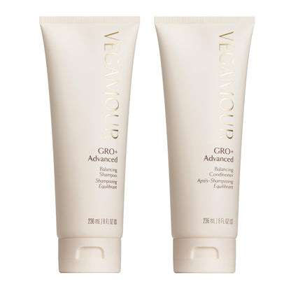 VEGAMOUR GRO+ Advanced Balancing Shampoo and Conditioner Kit | Removes Buildup, Hydrates the Scalp and Softens Strands | For Severe Signs of Thinning | Color Safe, Vegan, Cruelty-Free (8 Fl Oz each) VEGAMOURBuy Supplements Australia