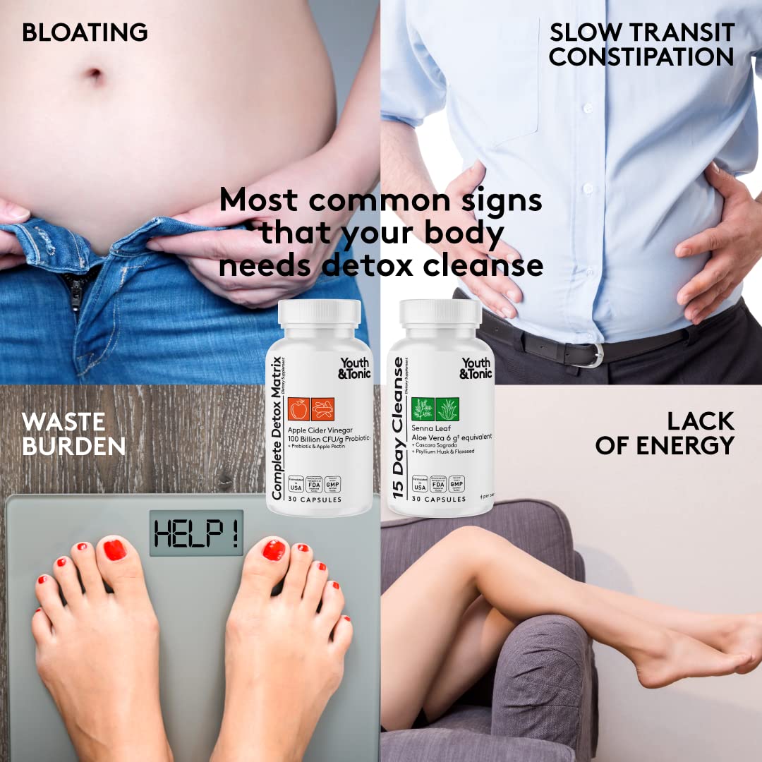 Youth & Tonic Bedtime Trim Detox Cleanse Kick Off Weight Management - 120 Pills Youth & TonicBuy Supplements Australia