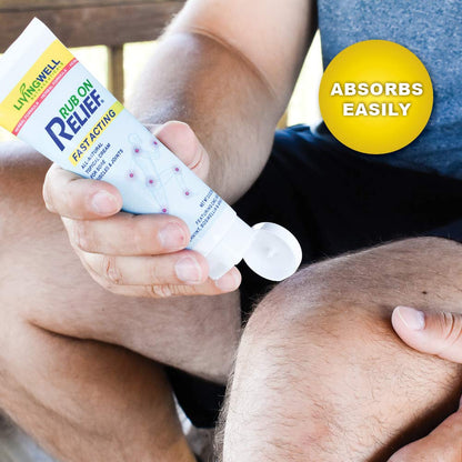 RUB ON RELIEF Fast Acting, Natural Joint and Ache Cream for Muscles, Neck, Back RUB ON RELIEFBuy Supplements Australia