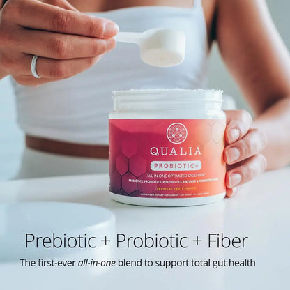 Qualia Probiotic - 28 Science-Backed Spore Probiotics, Prebiotics, and Postbiotics. Total Gut Support. Soothes Digestive discomfort. Ethically sourced. Promotes Akkermansia Growth. 1 Month Supply QUALIA LIFE SCIENCESBuy Supplements Australia