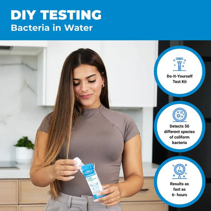 Safe Home® DIY Bacteria in Water Test Kit – Results as Fast as 6 Hours – Detects 50 Different Species of Coliform Bacteria – EPA Lab Certified – Made in the USA – (1 Pack) Safe HomeBuy Supplements Australia