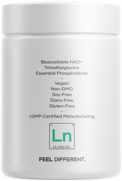 Codeage Liposomal NAD+ Supplement - NAD Nicotinamide Adenine Dinucleotide Coenzyme Pills - 500 mg NAD+ Per Serving & Betaine Anhydrous - Liposomal Delivery - Vegan, Non-GMO, Gluten-Free - 60 Capsules CodeageBuy Supplements Australia