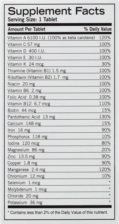 Geritol Complete Tablets 100 Tablets Geritol
