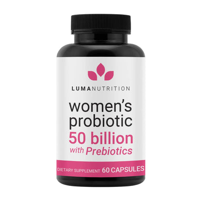 Luma Nutrition Probiotics for Women with Prebiotics - 50 Billion CFU - Formulated for Digestive, Immune & Feminine Support - 60 Capsules Luma NutritionBuy Supplements Australia
