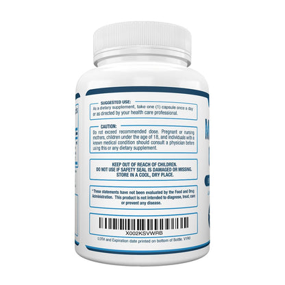 Purely Optimal Magnesium Complex - 6 Forms Magnesium Glycinate, Citrate & Malate - Sleep Support, Stress Relief, Muscles, Heart Health & Relaxation